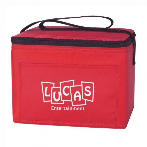 Red Insulated Promotional Cooler Bags 