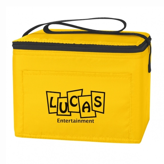 Yellow Insulated Promotional Cooler Bags 