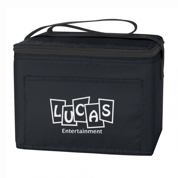 Black Insulated Promotional Cooler Bags 
