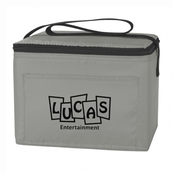 Gray Insulated Promotional Cooler Bags 