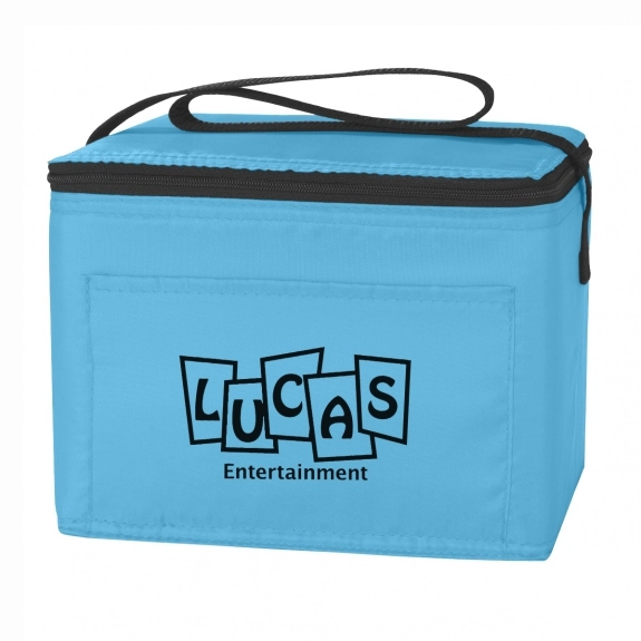 Light Blue Insulated Promotional Cooler Bags 