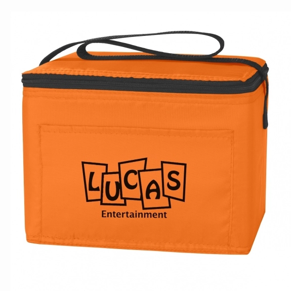 Orange Insulated Promotional Cooler Bags 