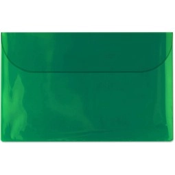 Tinted Clear Green Legal Sized Suedene Vinyl Promo Portfolio - 15.75"w x 10