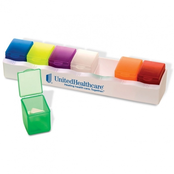 Multi-Color 7-Day Custom Pill Box