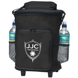 Black Rolling Promotional Cooler Bags - 18 Can