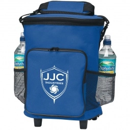 Royal Blue Rolling Promotional Cooler Bags - 18 Can
