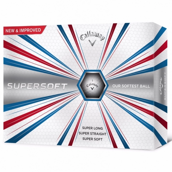 White Callaway Super Soft Promotional Golf Balls - Quick Ship