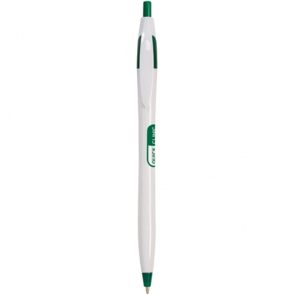 Green White Javelin Custom Pen