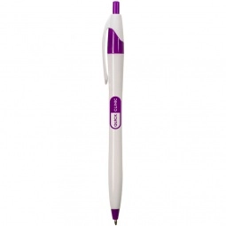 Purple White Javelin Custom Pen