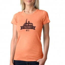 Vintage Light Orange Next Level Tri-Blend Custom T-Shirts - Women's