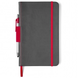 Red Perfect Bound Custom Journals w/ Stylus Pen