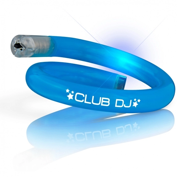 Blue - Light-Up LED Tube Custom Bracelet