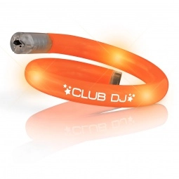 Orange - Light-Up LED Tube Custom Bracelet