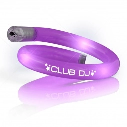Purple - Light-Up LED Tube Custom Bracelet