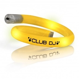 Yellow - Light-Up LED Tube Custom Bracelet