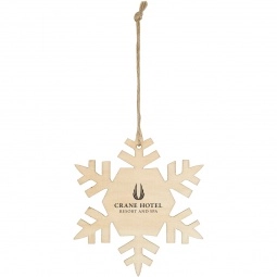 Wood Custom Ornament - Snowflake