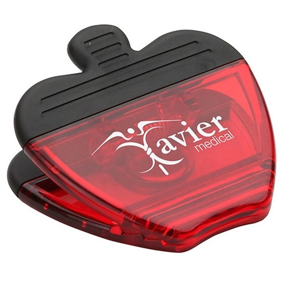 Red - Apple Shaped Magnetic Custom Power Clip