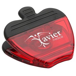 Red - Apple Shaped Magnetic Custom Power Clip