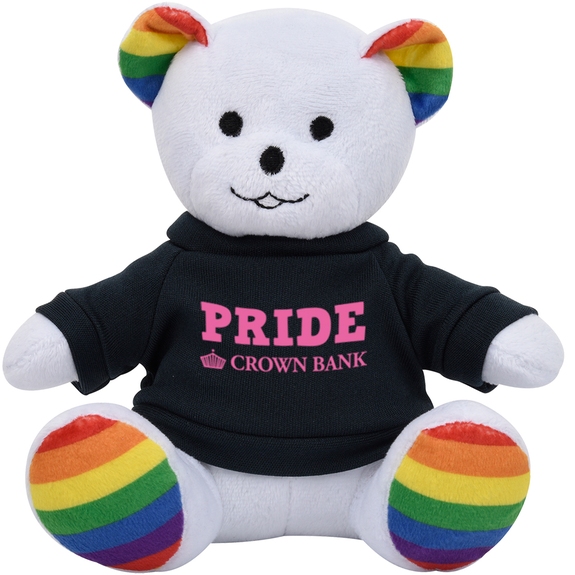 Rainbow Rainbow Bear Promotional Plush - 6"