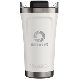White - Otterbox&#174; Elevation&#174; Stainless Steel Custom Tumbler - 16 