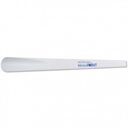 White Perfect Reach Back Scratcher w/ Promotional Shoe Horn