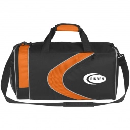 Orange Red Sports Custom Duffel Bags