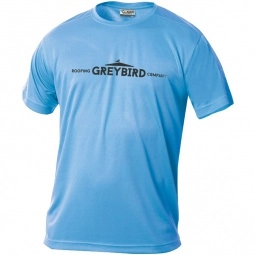Light Blue Clique Ice Tee Performance Custom T-Shirts - Men's