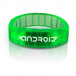 Green - Light-Up LED Fashion Custom Bracelet