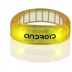 Yellow - Light-Up LED Fashion Custom Bracelet