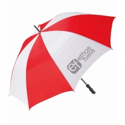 Red / white - Peerless The Bogey Custom Golf Umbrella - 60"