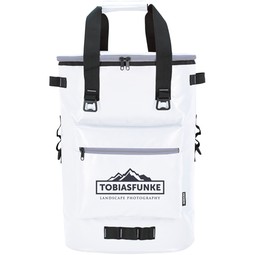 White KOOZIE&#174; Olympus Custom Kooler Backpack - 13.37"w x 18.5"h