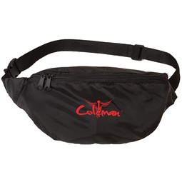 Black - Budget Promotional Fanny Pack - 14"w x 6"h