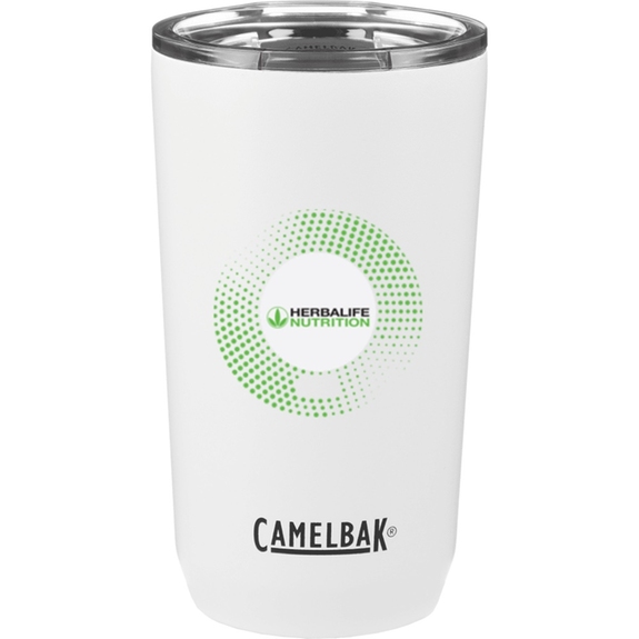 White - CamelBak Vacuum Insulated Logo Tumbler - 16 oz.