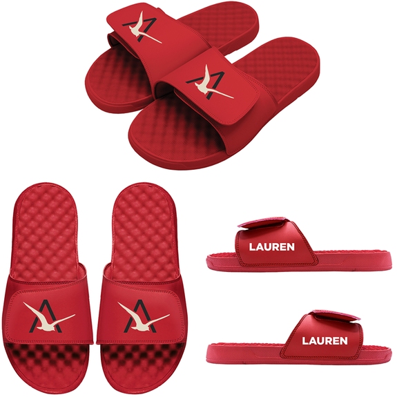 Red MCORE iSlide Mantra Custom Logo Slides