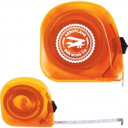 Orange Translucent Logo Tape Measure - 10'