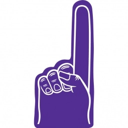 Purple Promotional Foam Finger