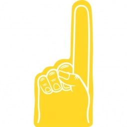 Yellow Promotional Foam Finger