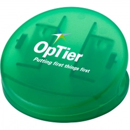 Translucent Green Round Keep-It Custom Bag Clip 