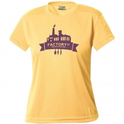 Lotus Yellow Clique Ice Tee Performance Custom T-Shirts - Women's