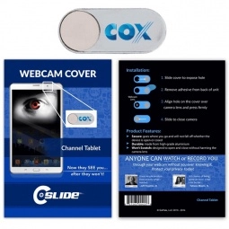 Standard Packaging - C-Slide Metal Custom Tablet Camera Cover