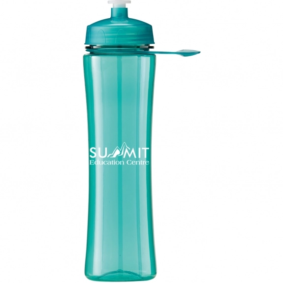 Translucent Aqua - Translucent Promotional Water Bottle - 24 oz.