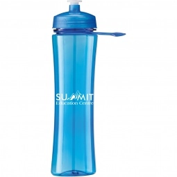 Translucent Blue - Translucent Promotional Water Bottle - 24 oz.