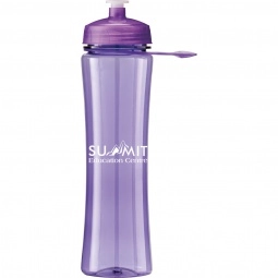 Translucent Purple - Translucent Promotional Water Bottle - 24 oz.