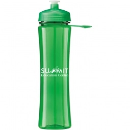 Translucent Green - Translucent Promotional Water Bottle - 24 oz.
