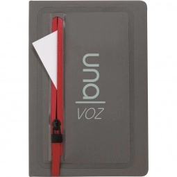 Zippered Pocket Custom Journal - 5"w x 8"h
