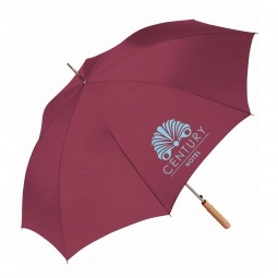 Wine - Peerless Automatic Promotional Stick Umbrella - 48"