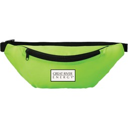 Lime Green - Hipster rPET Custom Fanny Pack - 14"w x 5.5"h