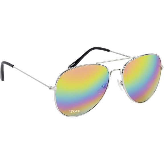 Swift Rainbow Custom Aviator Sunglasses