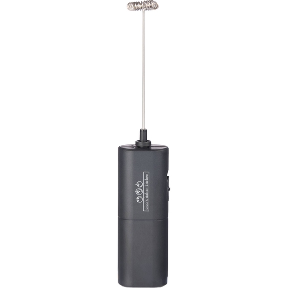 Black - Battery Operated Custom Handheld Milk Frother