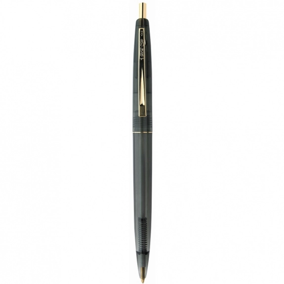 Black BIC Clear Clic Promotional Pen